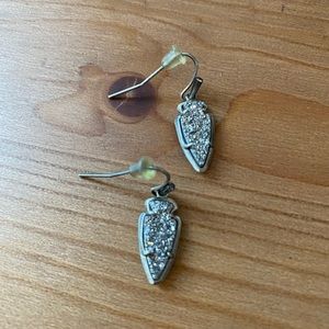 Kendra Scott Druzy Drop Earrings, Gunmetal